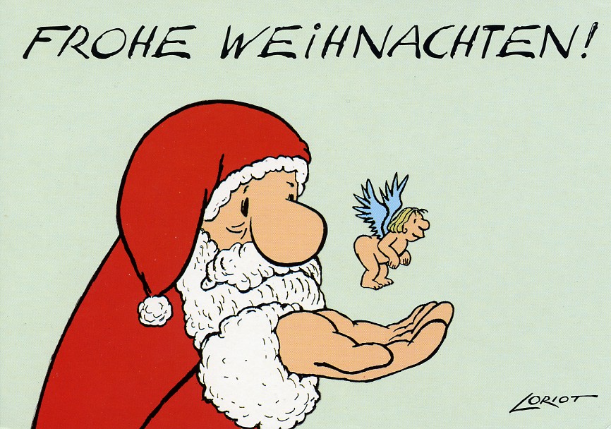 Loriot Frohe Weihnachten! Querformat