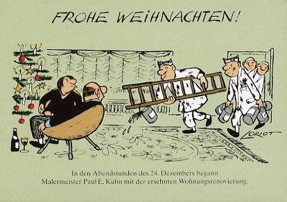 Loriot Frohe Weihnachten! Querformat